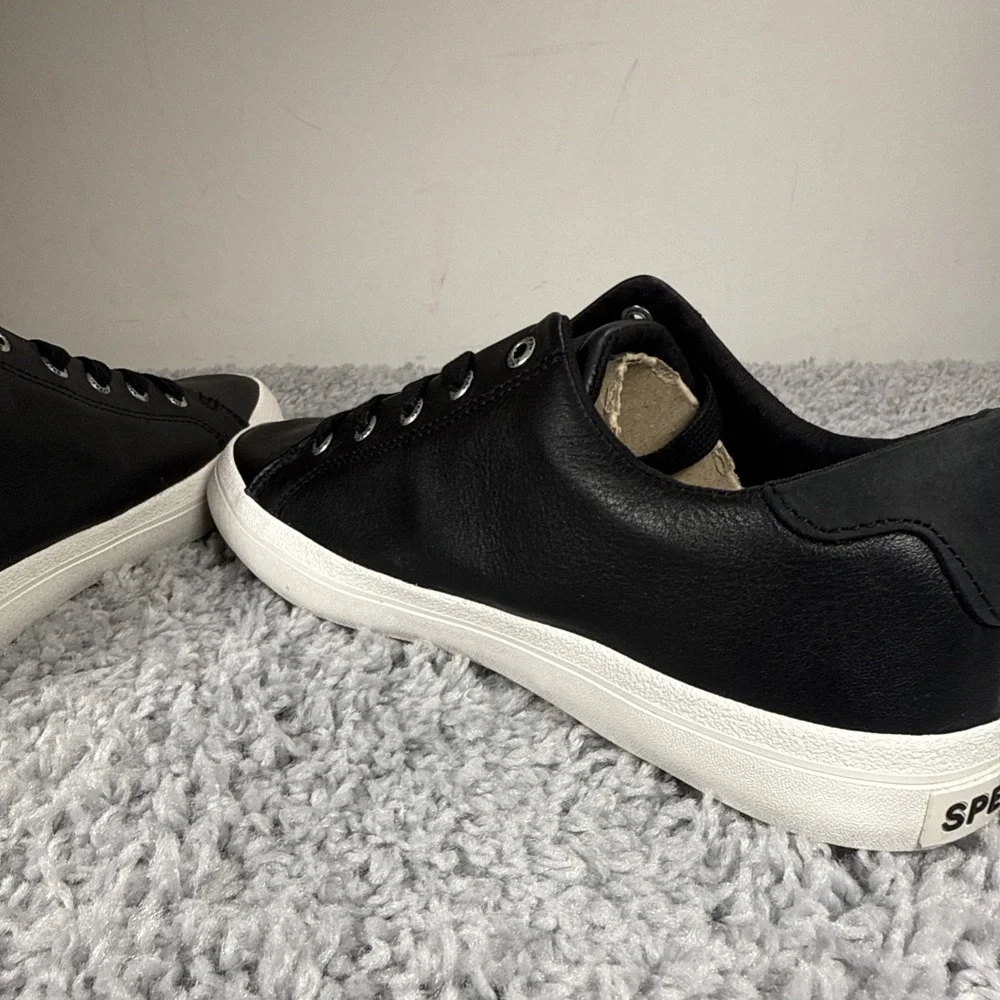 Sperry Sandy LTT Leather STS89204 Black Women's 7.5 New In Box